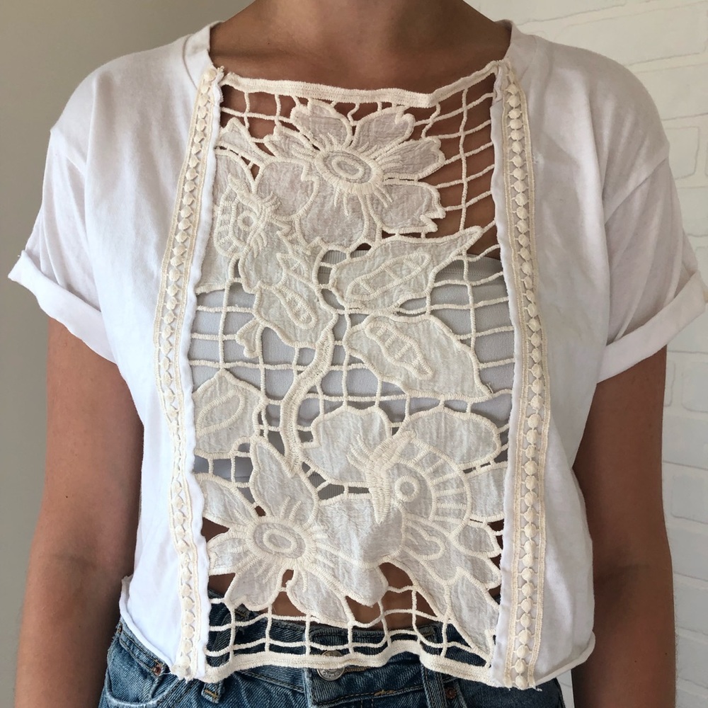 LF White Flower Cage Top